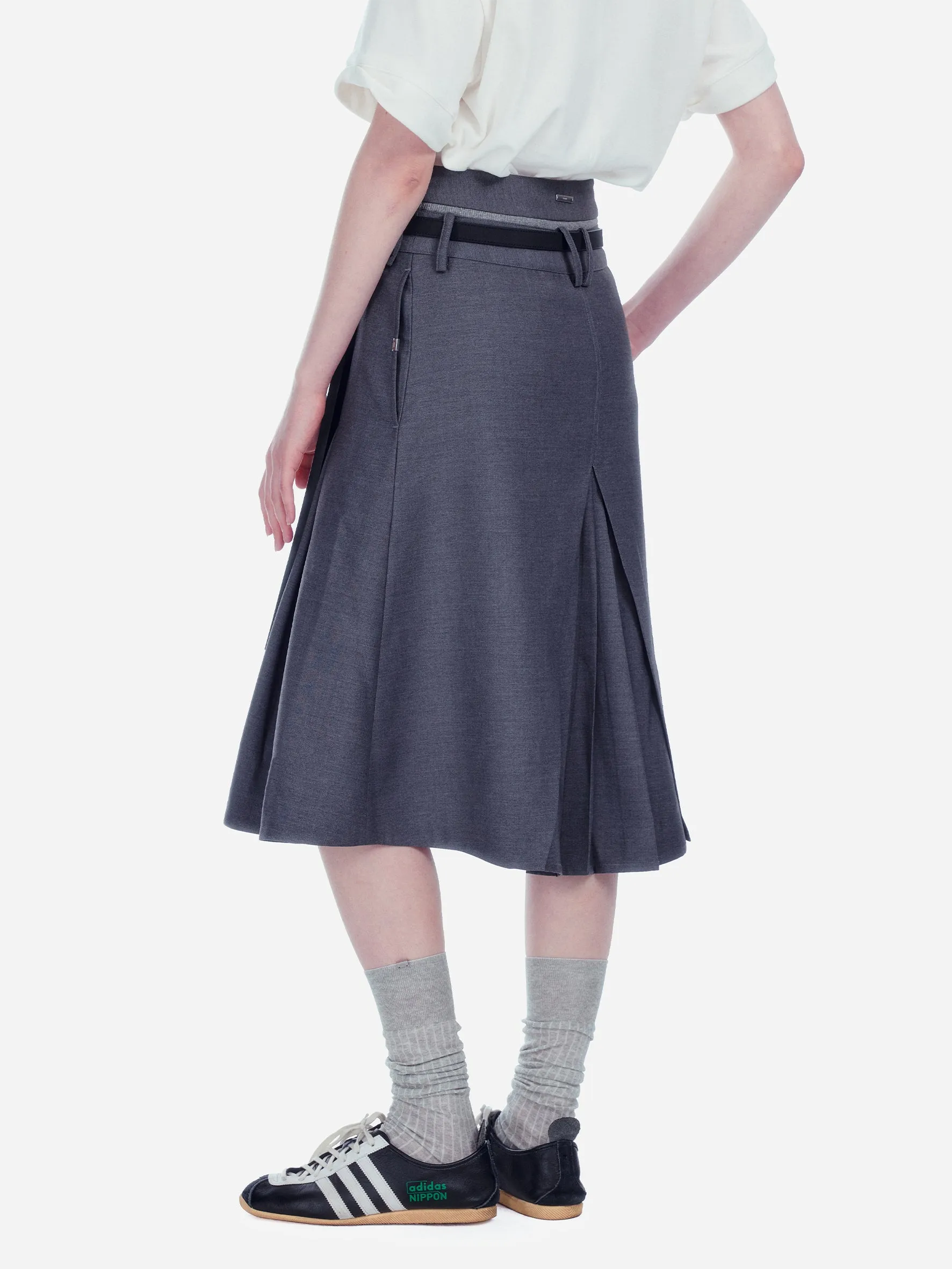 009 - Fold-Over Midiskirt