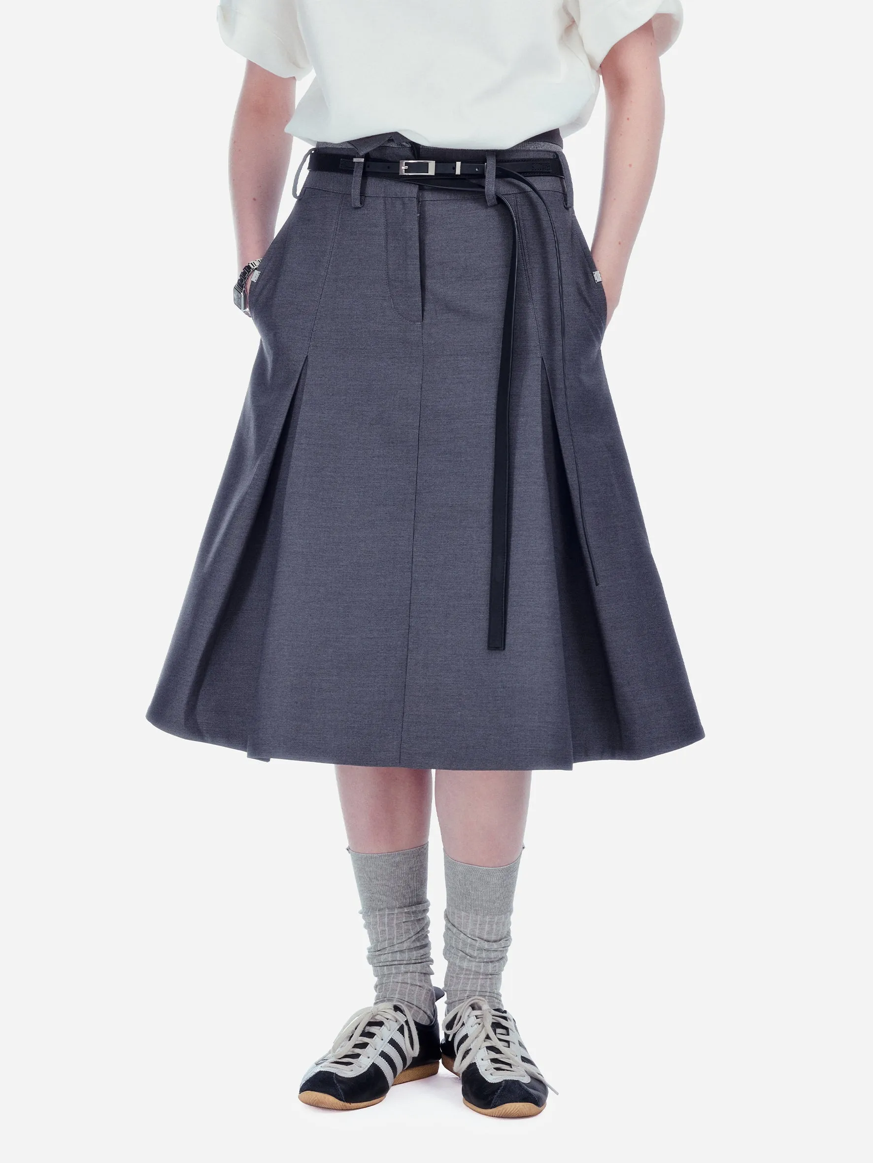 009 - Fold-Over Midiskirt