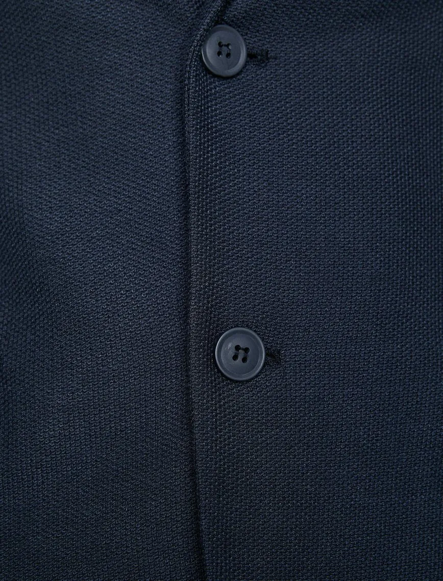 10825 Navy Plain Blazer