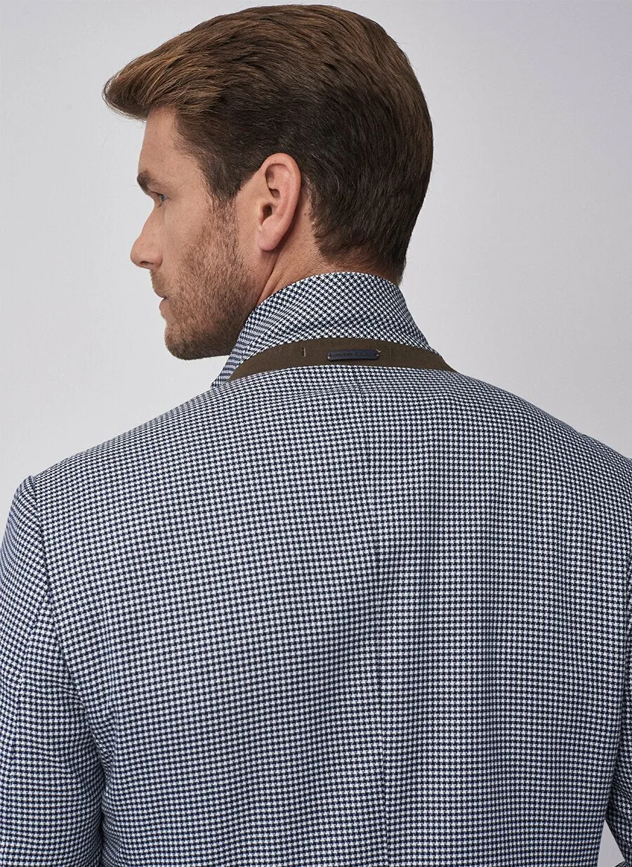 16876 Navy Blue Slim Fit Jacket