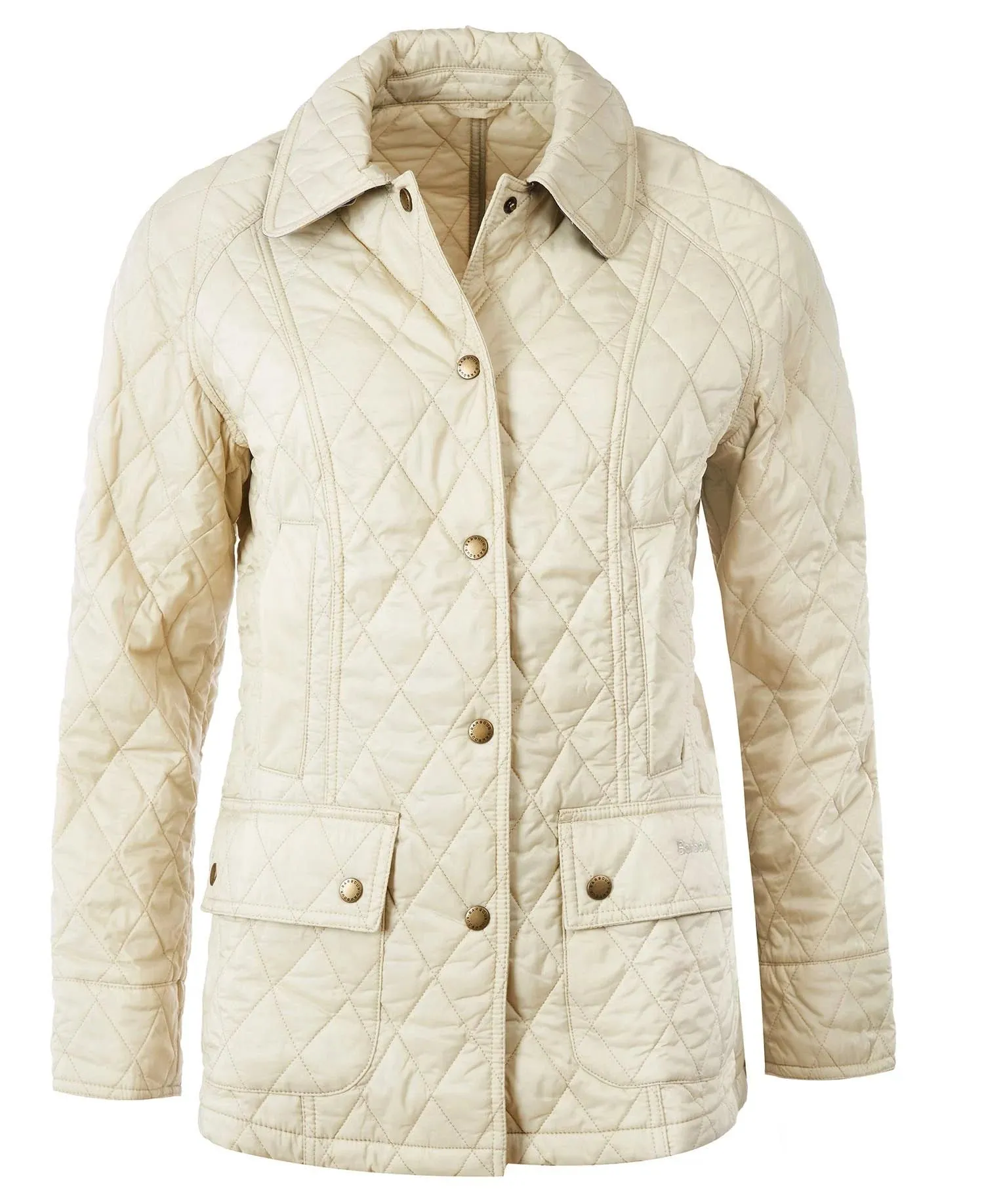 Beadnell Quilted Jacket (Pearl)
