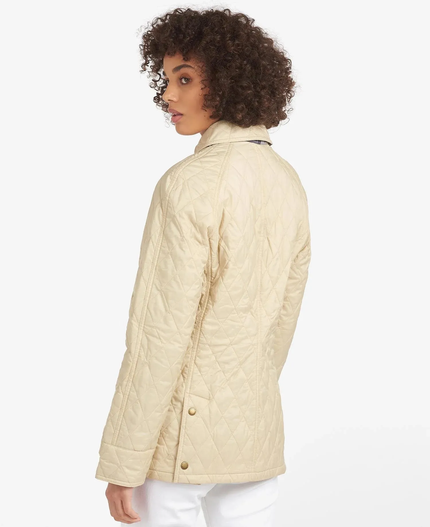 Beadnell Quilted Jacket (Pearl)