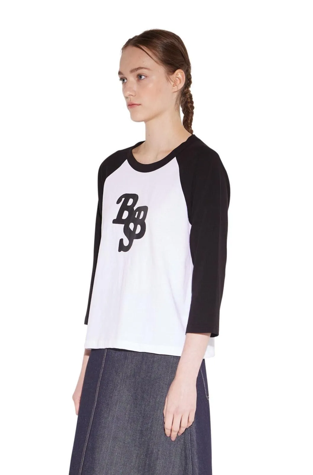 Black Logo Raglan T-Shirt