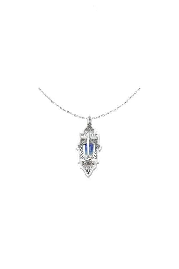 Blue Goodtrip Collection Art Deco Necklace