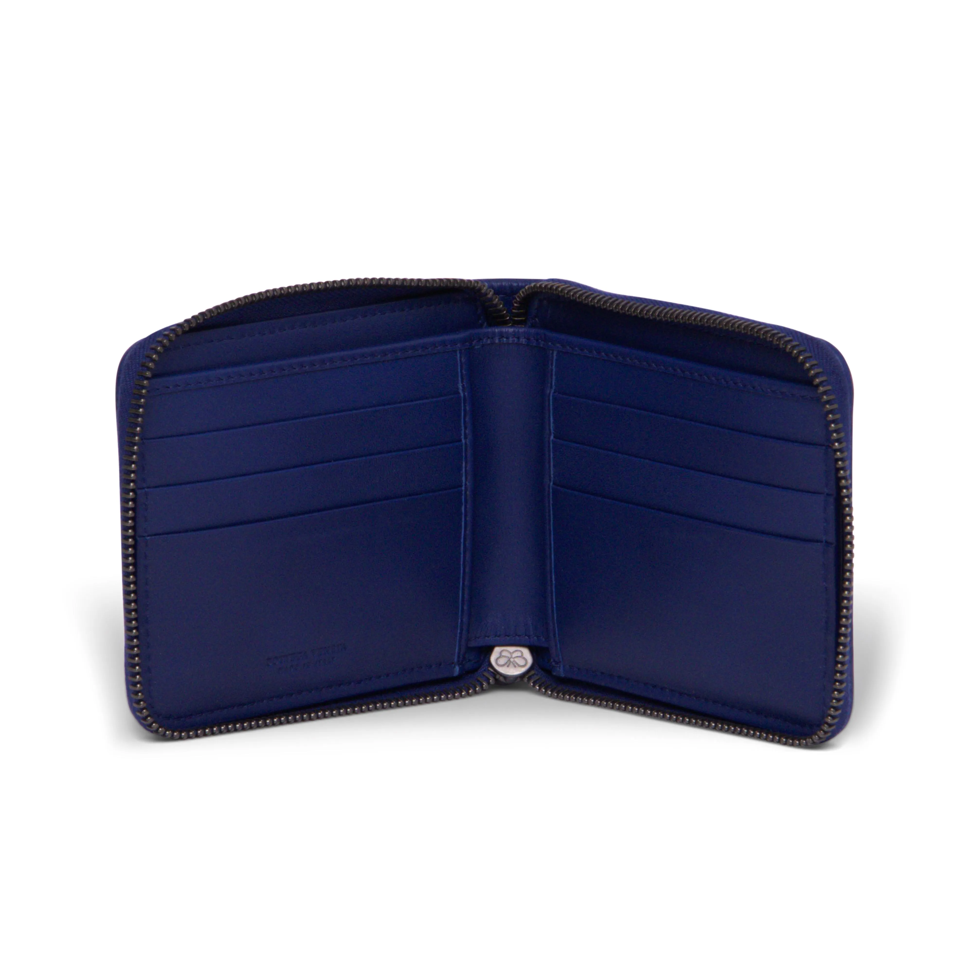 Bottega Veneta Intrecciato Zip Around Wallet