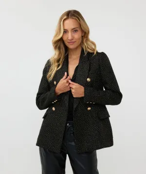 Brigida Boucle Blazer Long - EsQualo W2417700