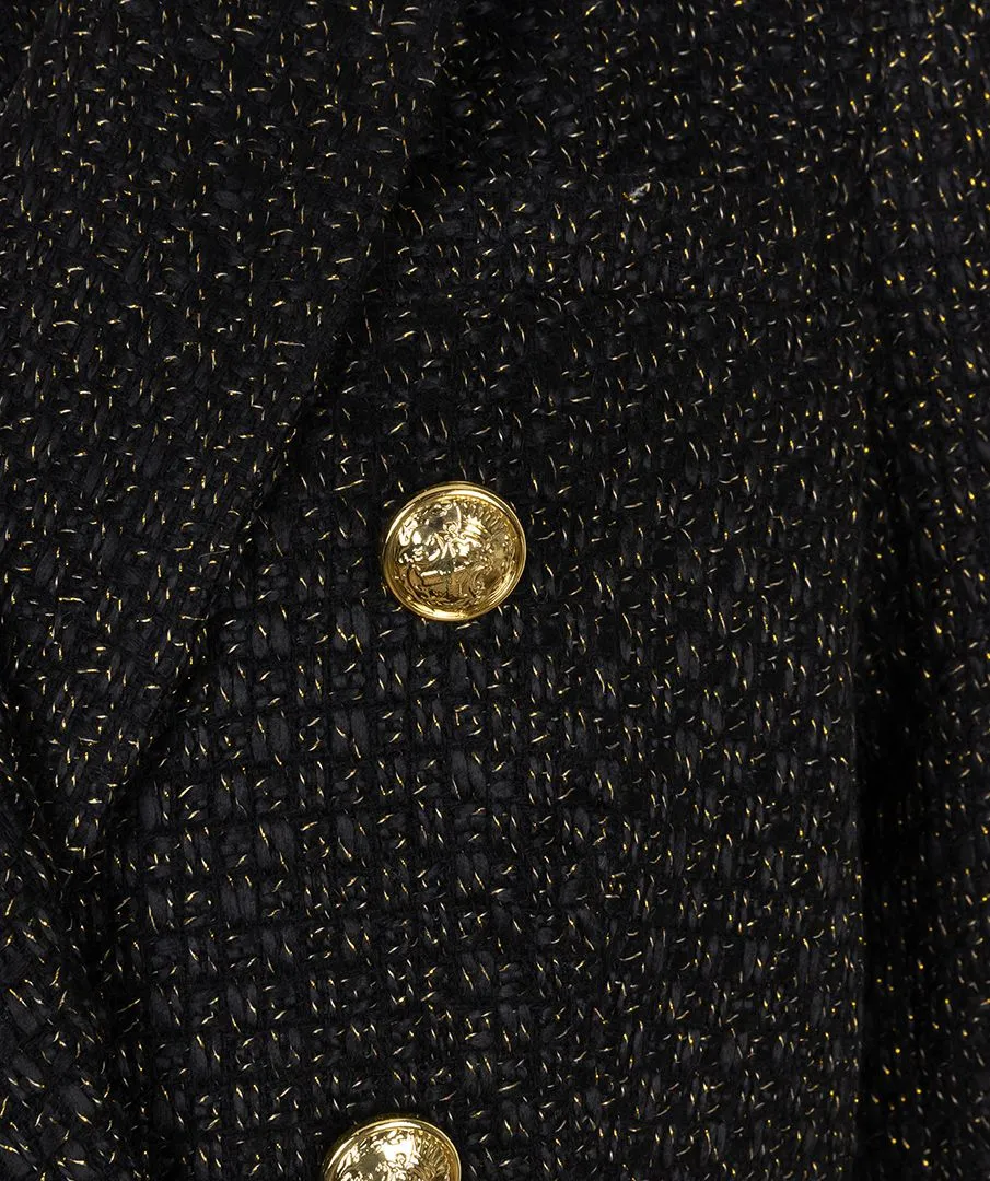 Brigida Boucle Blazer Long - EsQualo W2417700