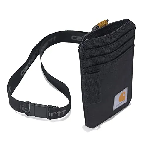 Carhartt B0000247 Unisex Nylon Duck Id Holder and Lanyard WaterRepellent Canvas Id Holder with Reflective Lanyard