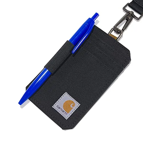 Carhartt B0000247 Unisex Nylon Duck Id Holder and Lanyard WaterRepellent Canvas Id Holder with Reflective Lanyard