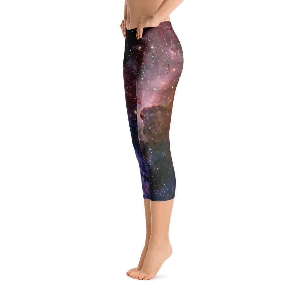 Carina Nebula Capri Leggings