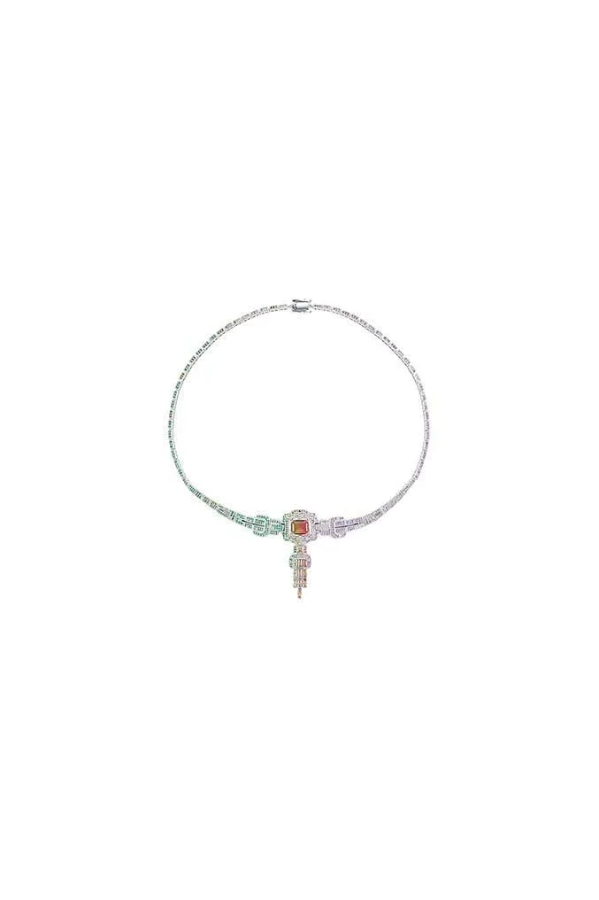 Colorful Goodtrip Collection Art Deco Necklace