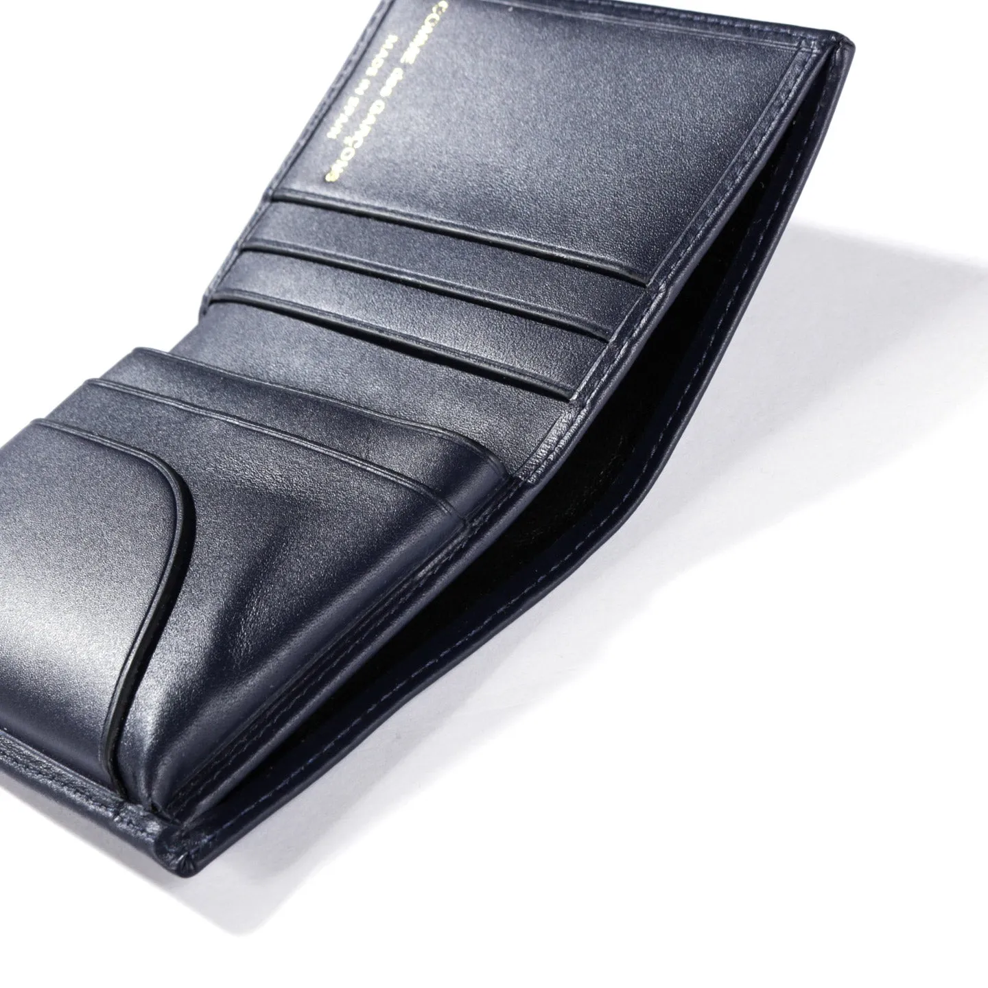 COMME DES GARCONS SA0641 CLASSIC LEATHER WALLET NAVY