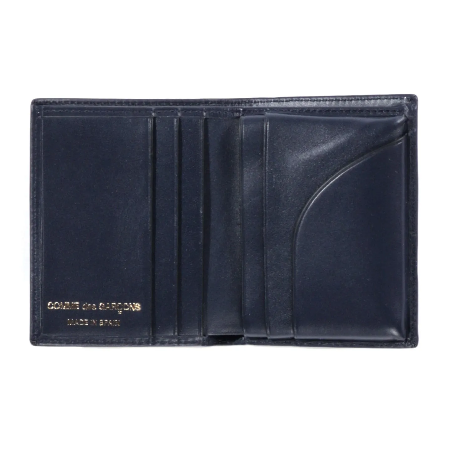 COMME DES GARCONS SA0641 CLASSIC LEATHER WALLET NAVY