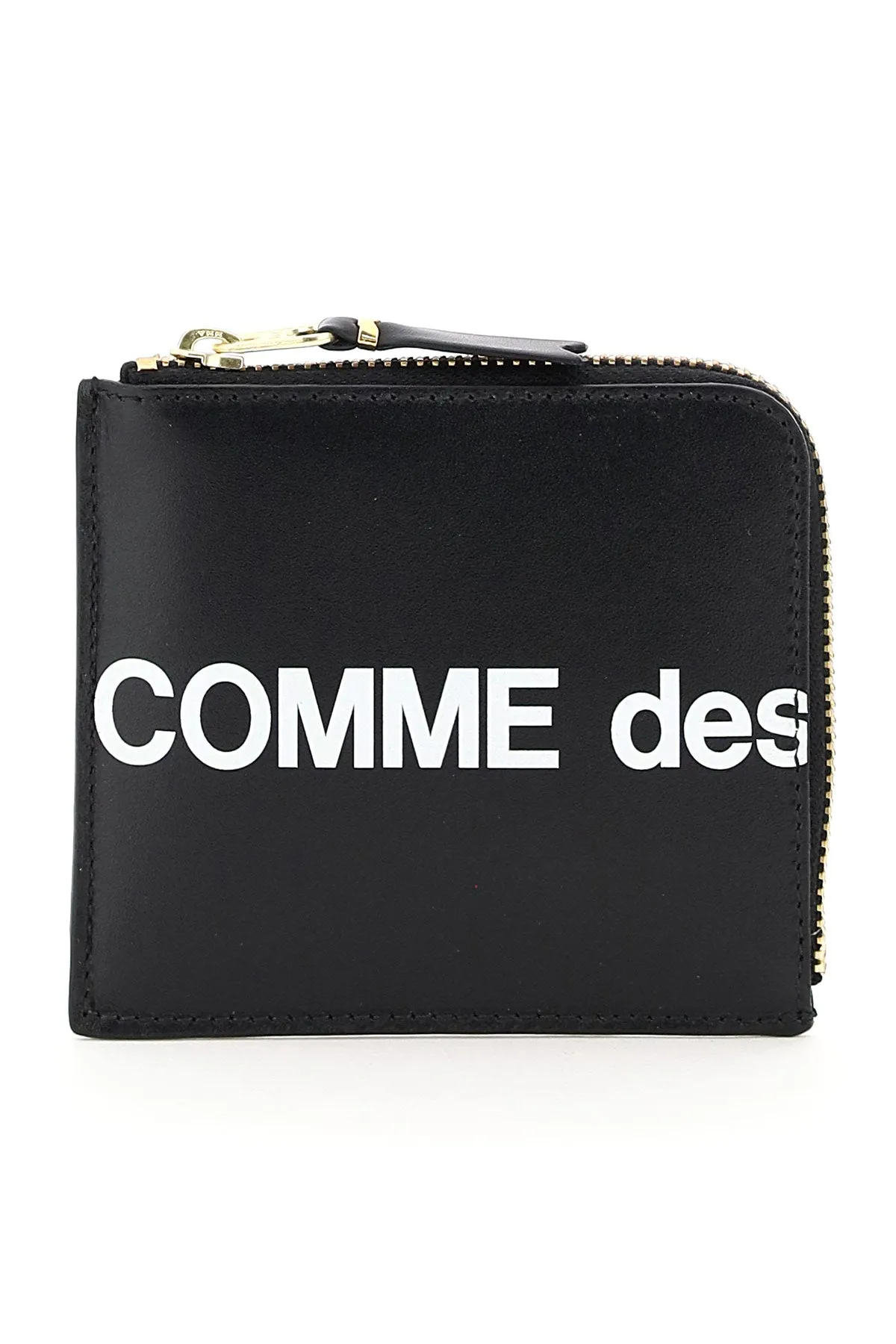Comme des garcons wallet zip wallet huge logo
