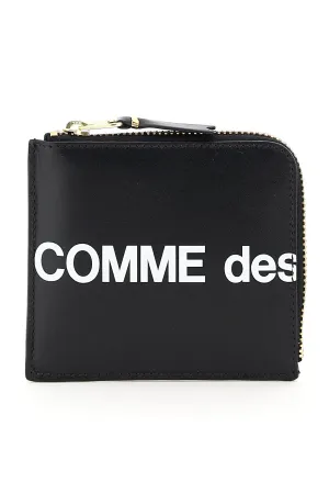 Comme des garcons wallet zip wallet huge logo