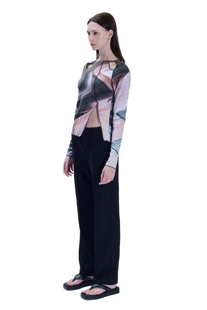 Cut Out Print Top