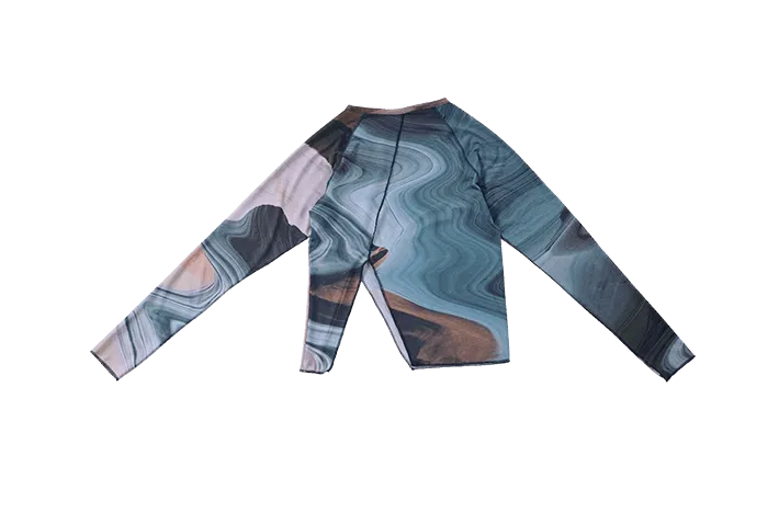 Cut Out Print Top