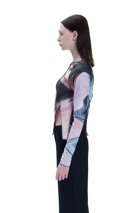 Cut Out Print Top