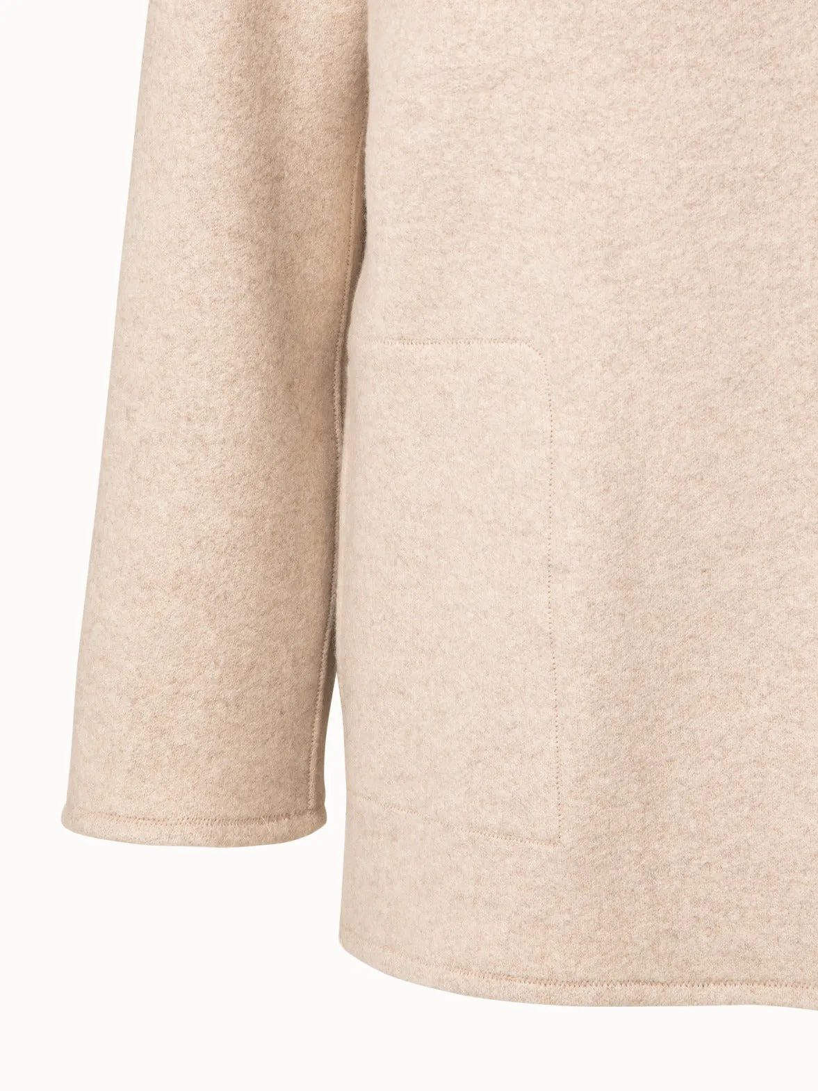 Elize Cashmere Jersey Oversized Jacket