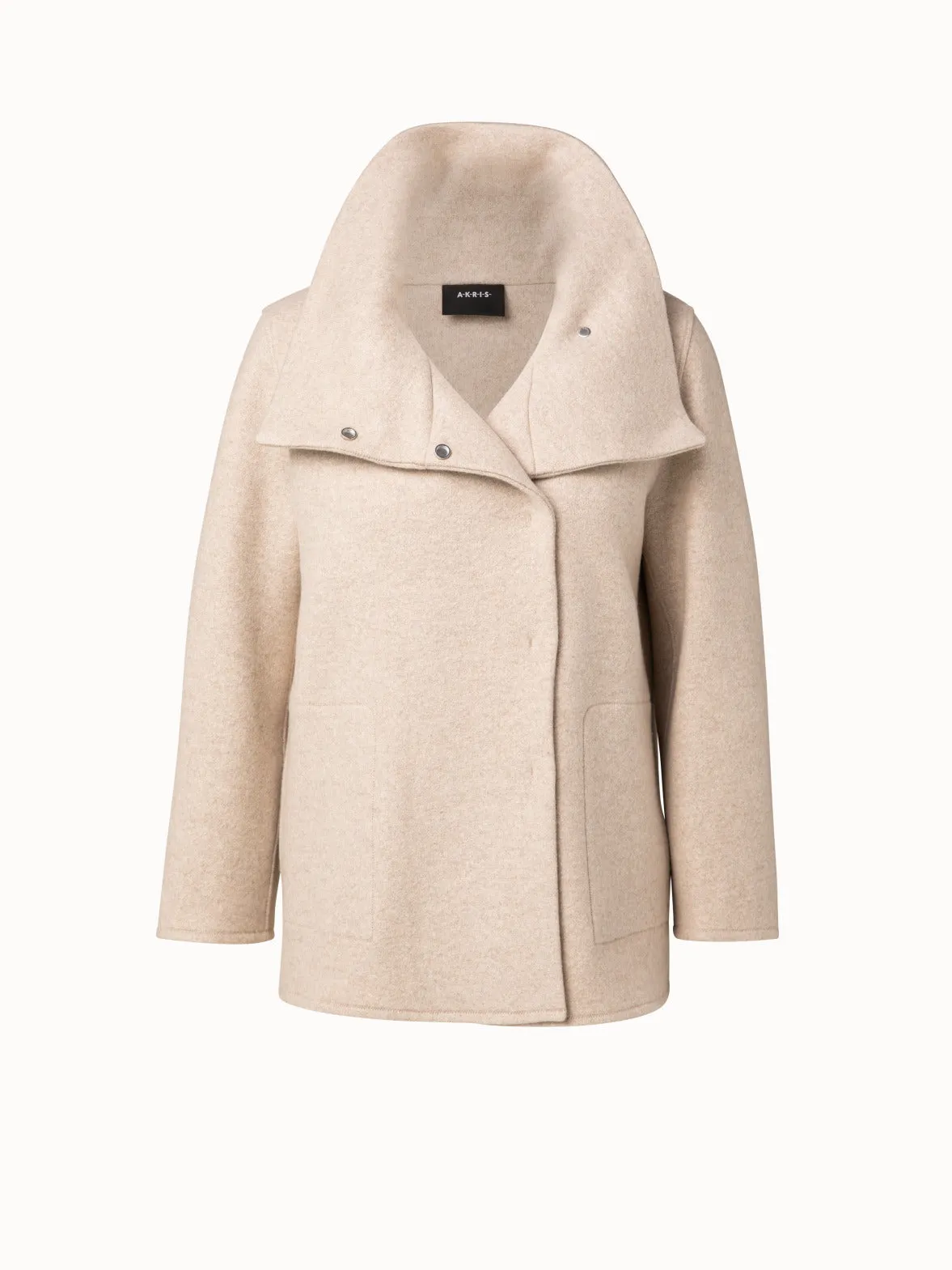 Elize Cashmere Jersey Oversized Jacket