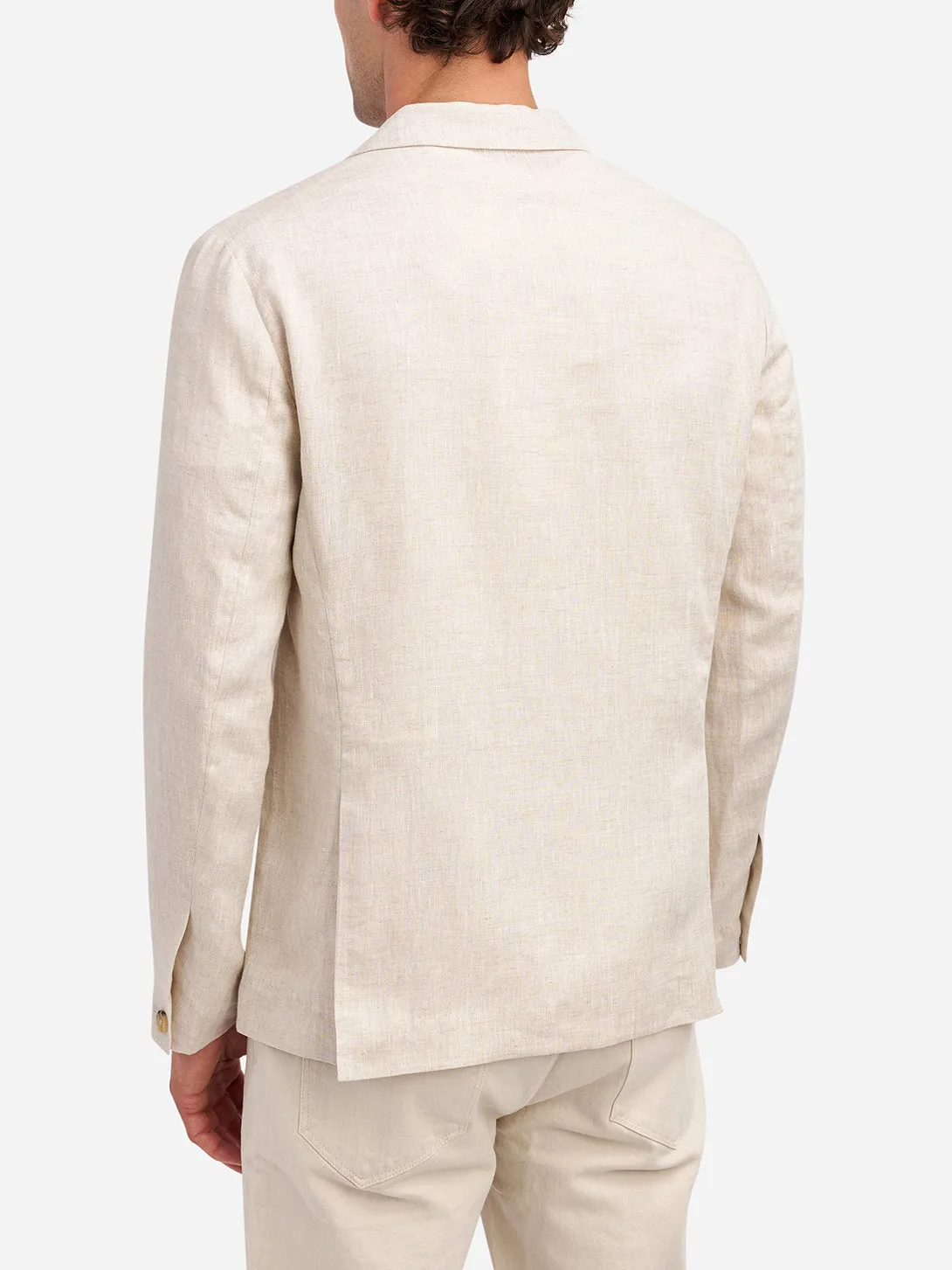 Emery Linen Blazer Beige