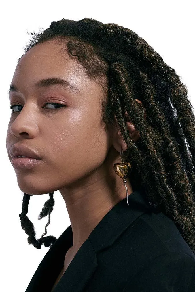 Gold Vacuum Balloon Earring