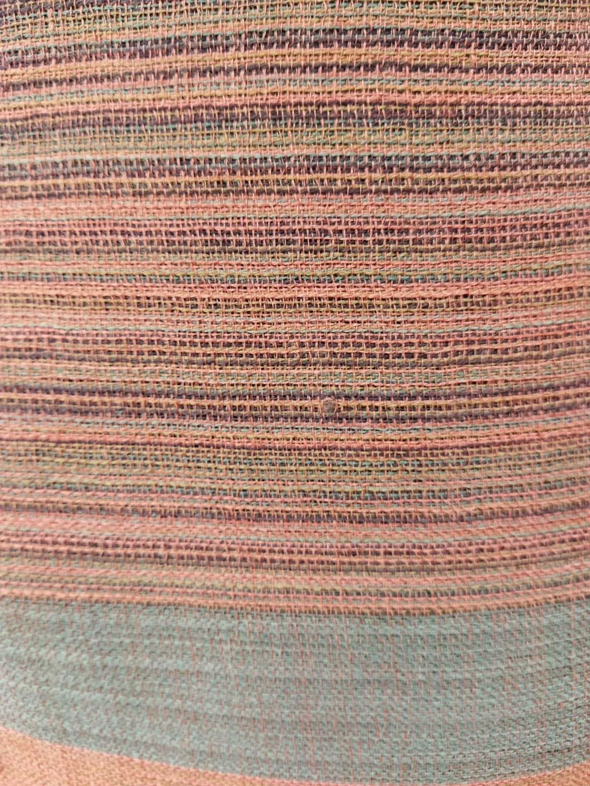 Handwoven Merino Wool Shawl Rust