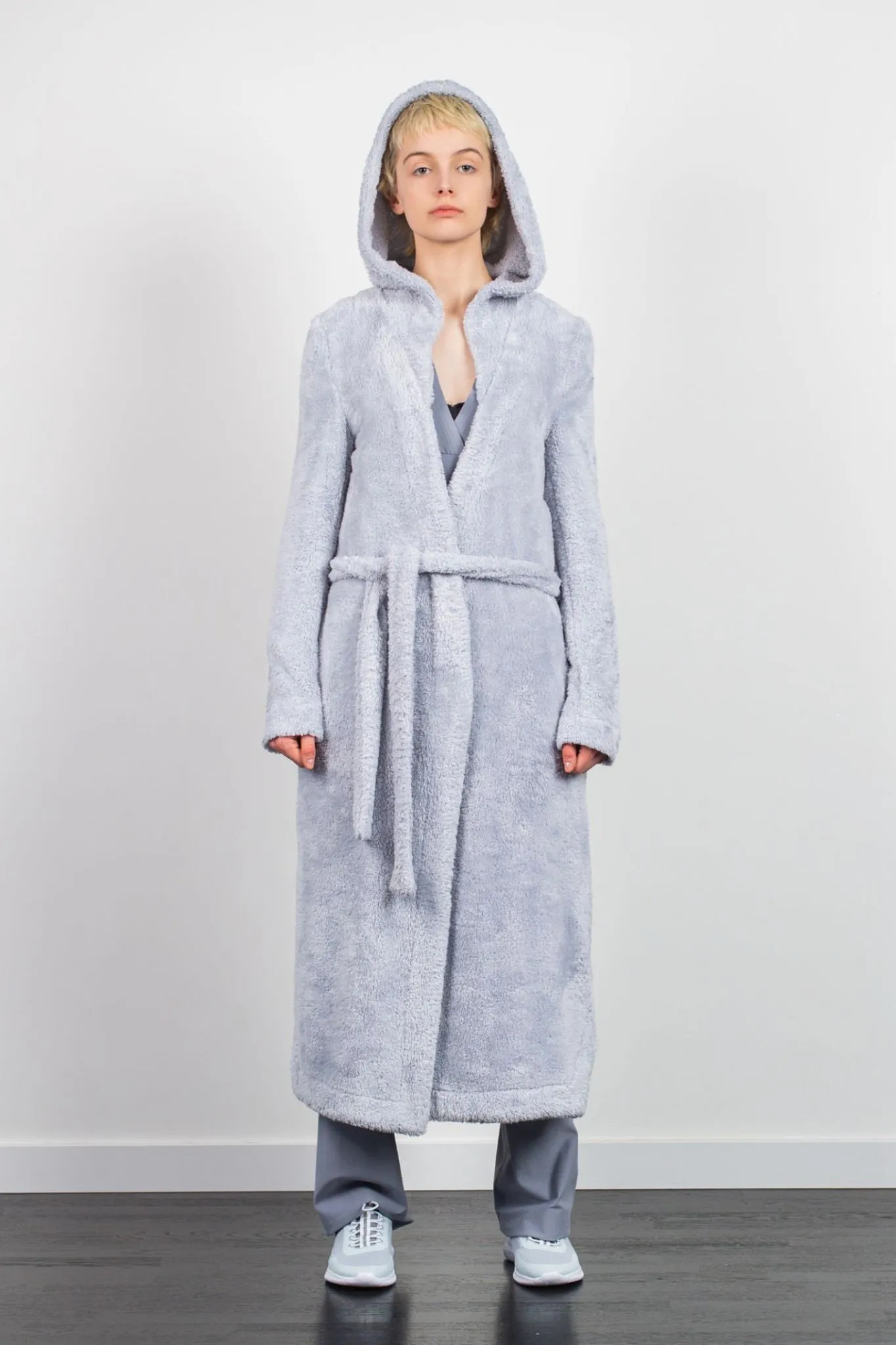 Hooded Kimono Dressing Gown