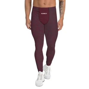 Humble Sportswear™ Men's Pattens Red Performance Leggings