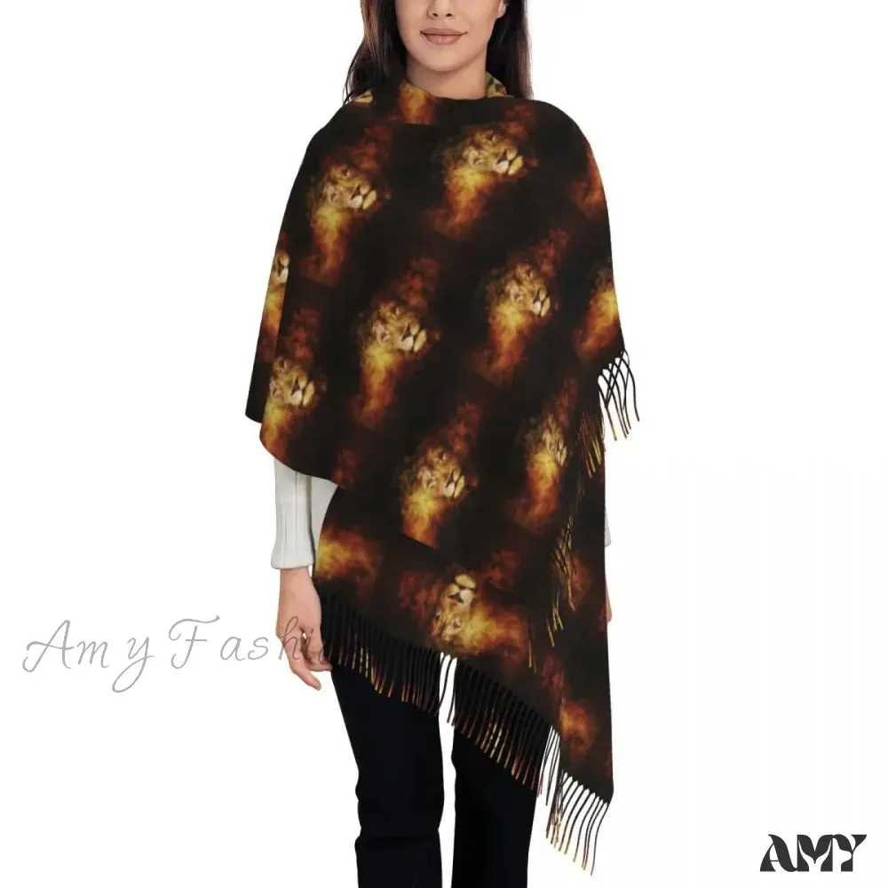 Jesus Saved My Life Warm Winter Christian Faith Shawl Wrap Scarf