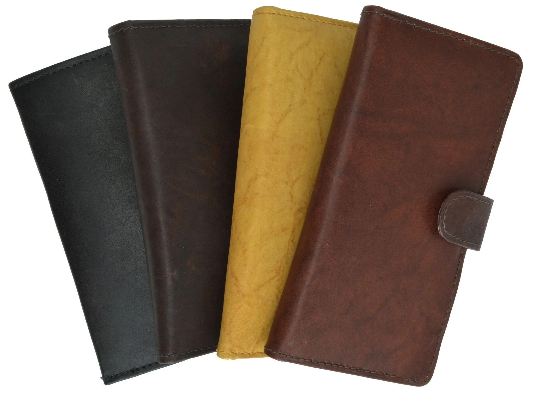Leather Credit Cards Holder Checkbook Size