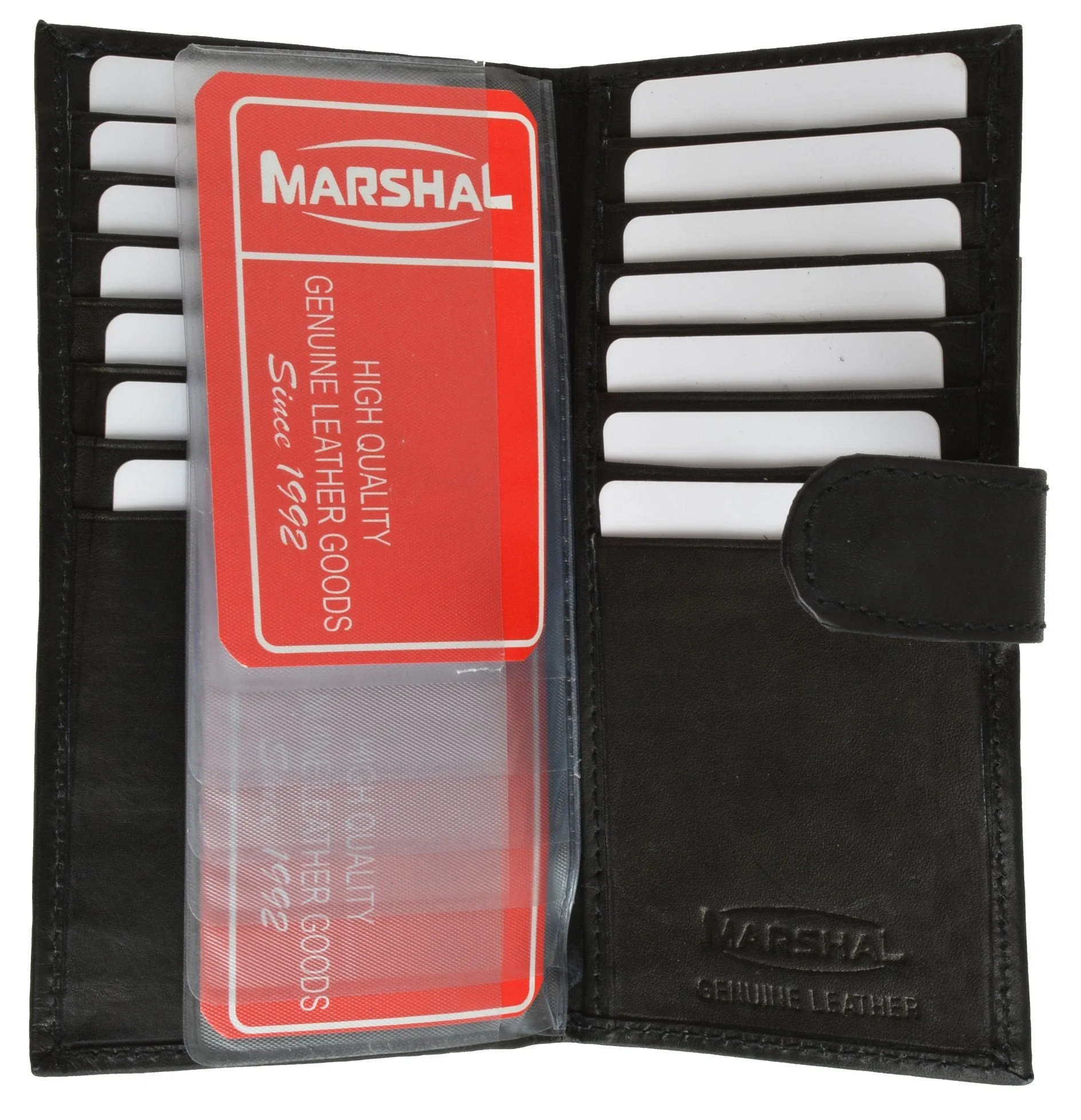 Leather Credit Cards Holder Checkbook Size