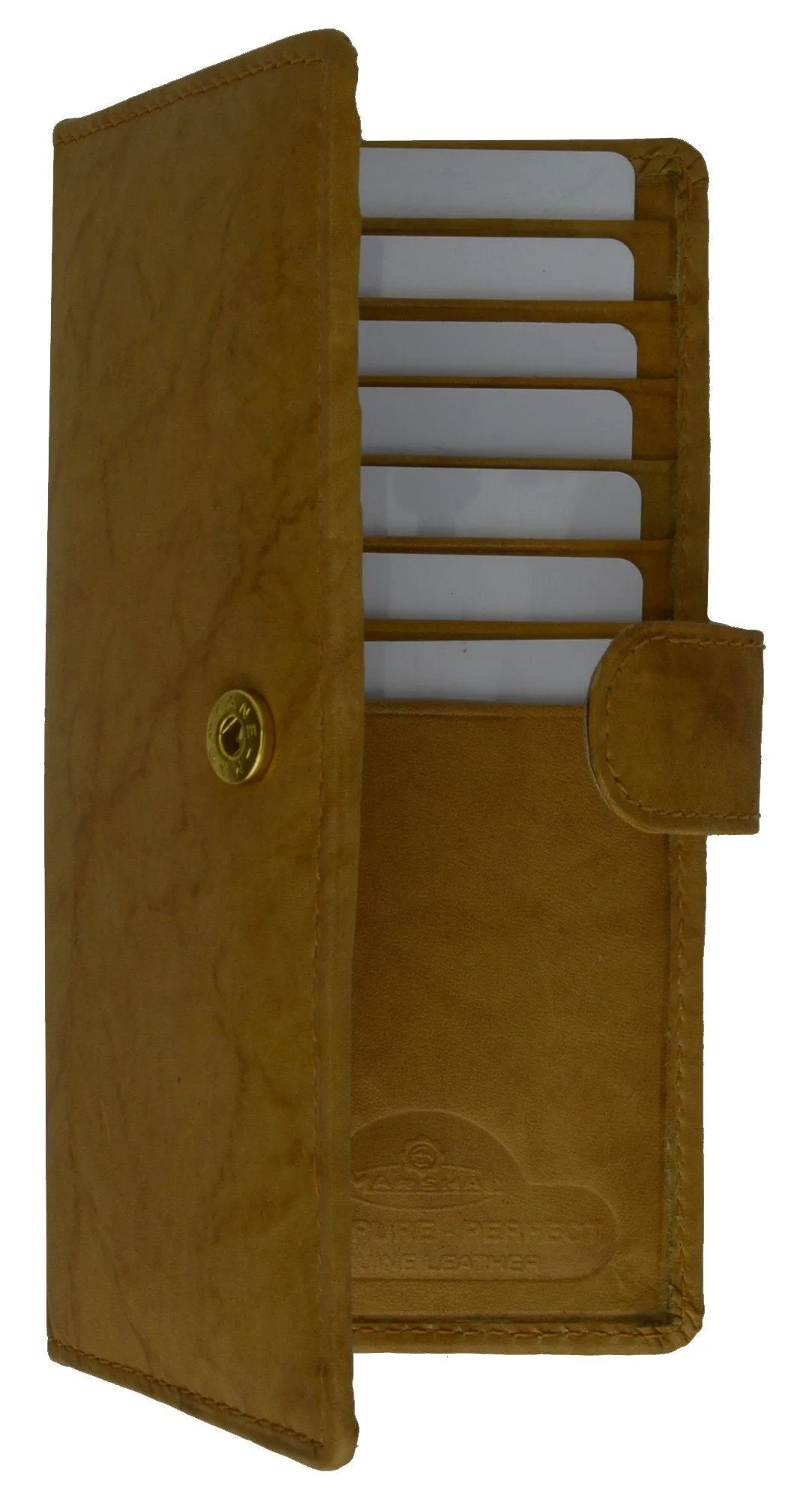 Leather Credit Cards Holder Checkbook Size