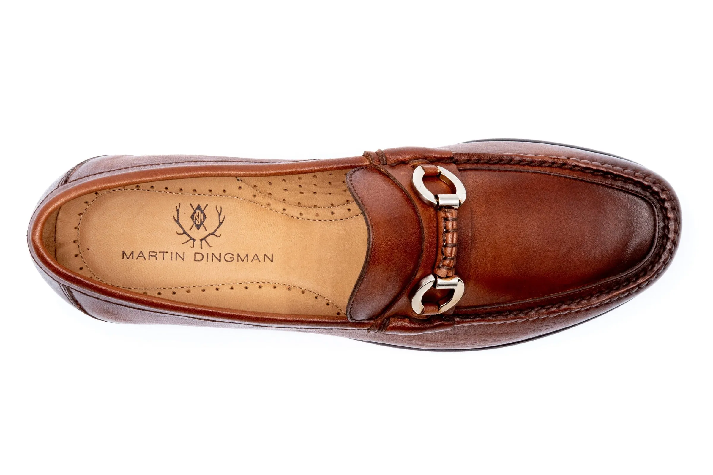 Maxwell Sheep Skin Horse Bit Loafers - Whiskey