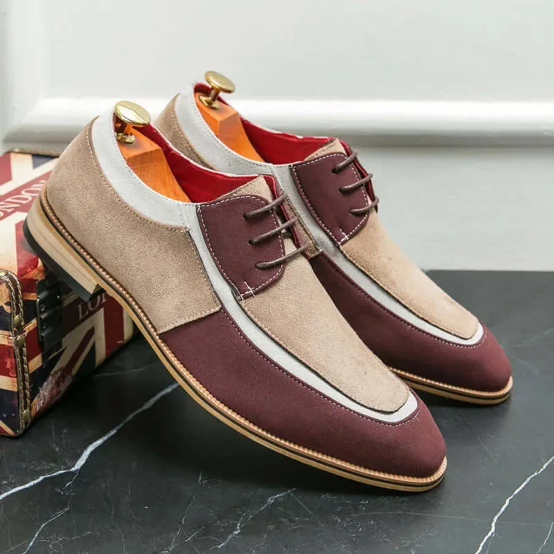Men's Casual Pointed Toe Faux Leather Shoes