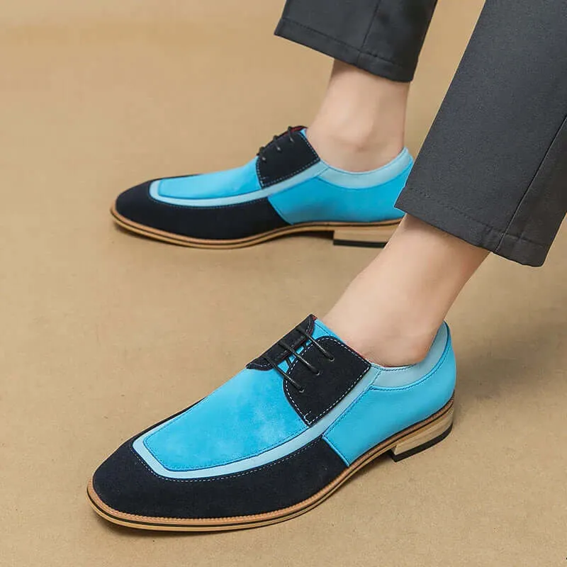 Men's Casual Pointed Toe Faux Leather Shoes