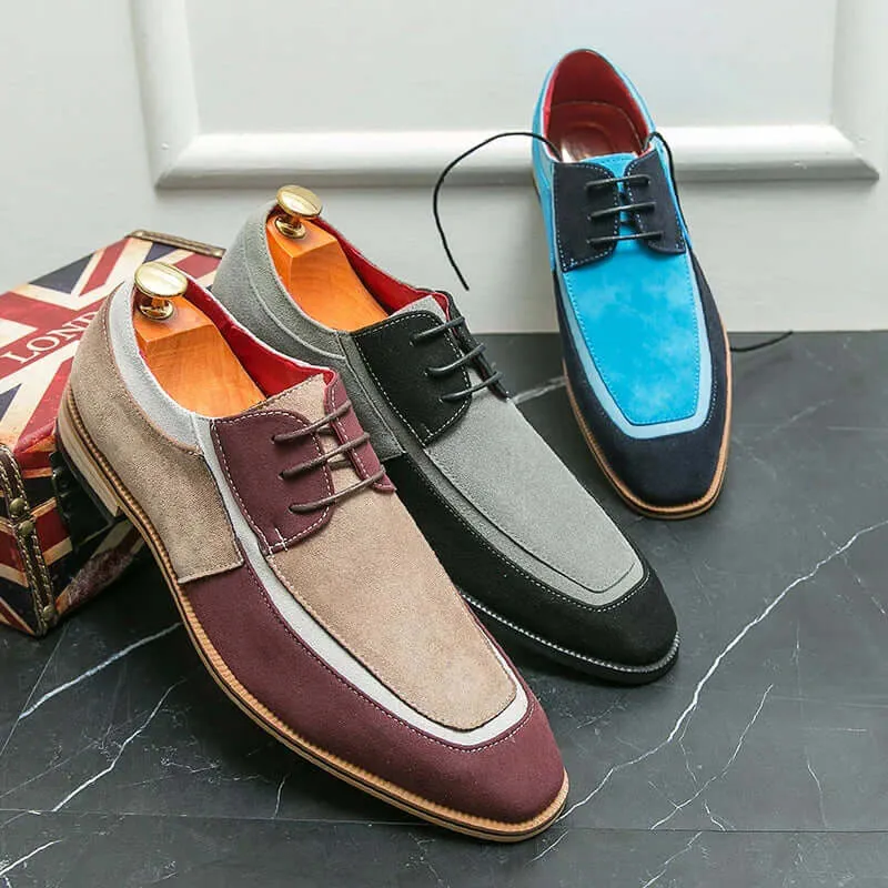 Men's Casual Pointed Toe Faux Leather Shoes
