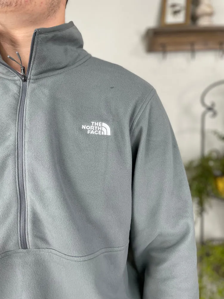 Men's Glacier Fleece 1/2 Zip in Smoked Pearl by The North Face