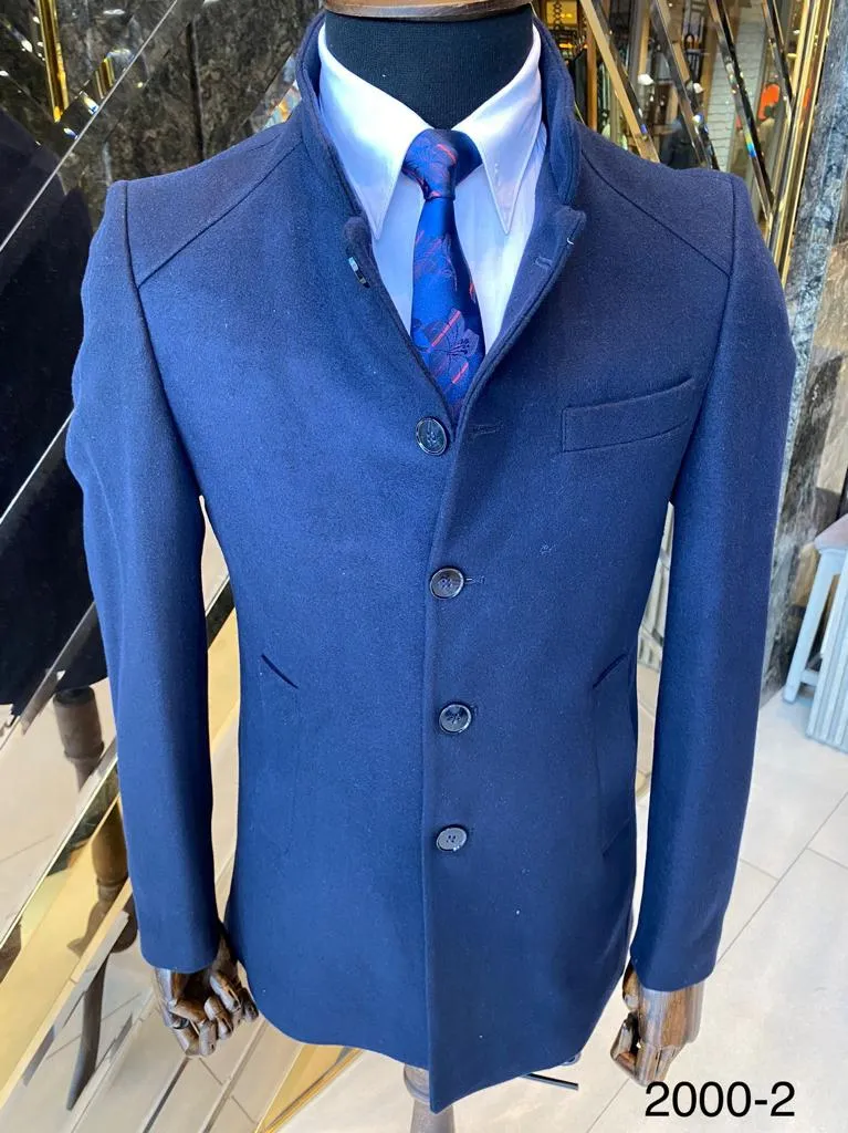 Men's Jacket Button Down Standup Collar | 2020