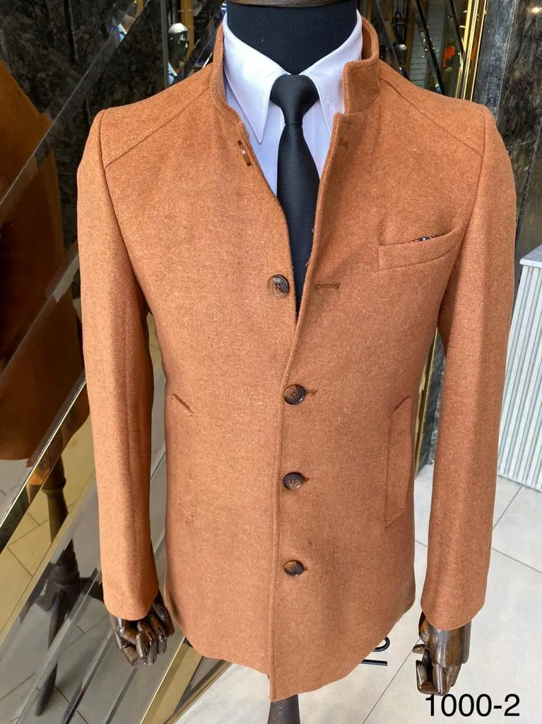 Men's Jacket Button Down Standup Collar | 2020
