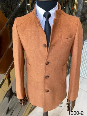 Men's Jacket Button Down Standup Collar | 2020