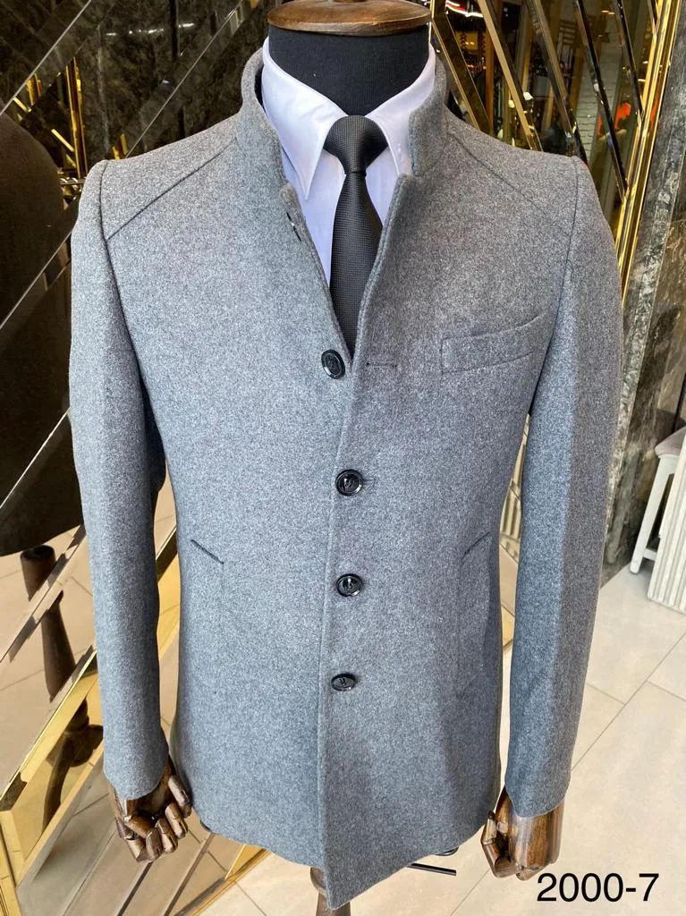 Men's Jacket Button Down Standup Collar | 2020