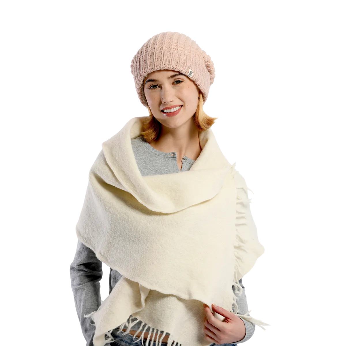 Merino Fringe Scarf