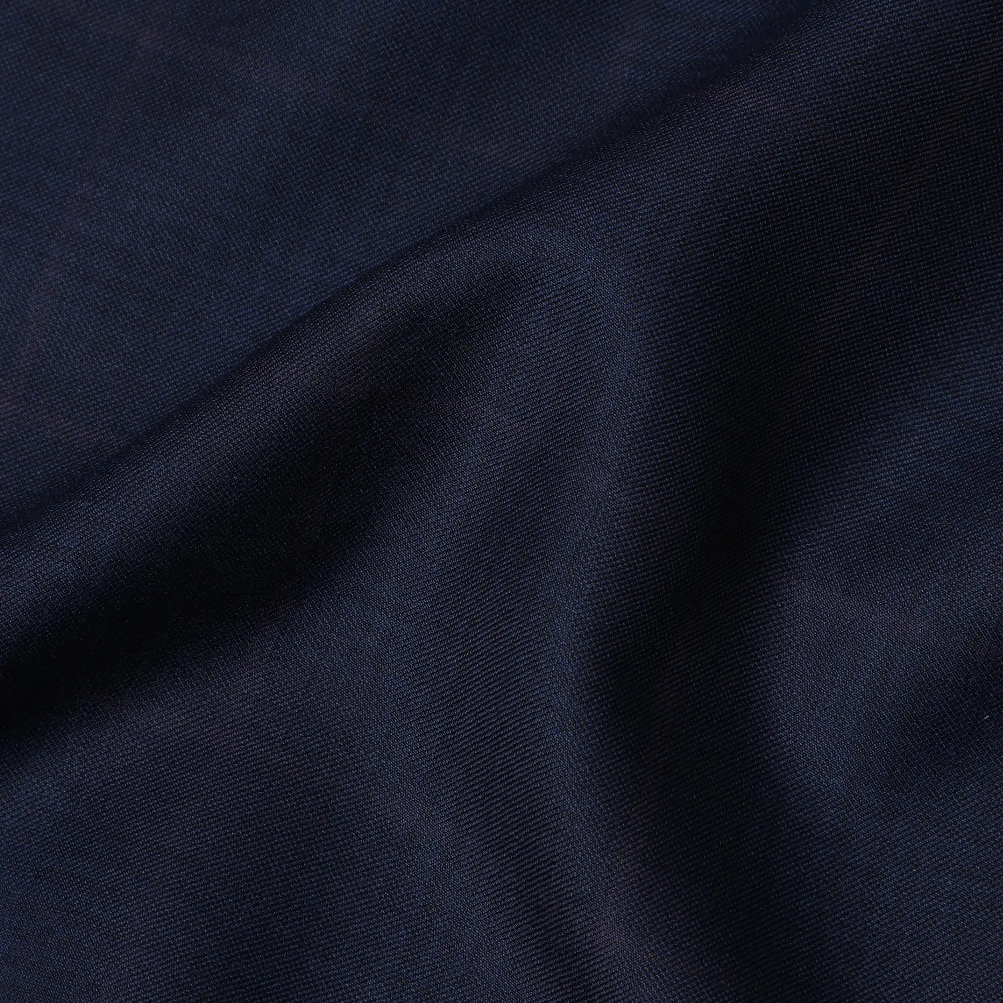 Navy SCABAL Super 150's Wool and Silk Suiting Fabric - 3.5 Meters, 150 cm Width, Made in the UK-D21257