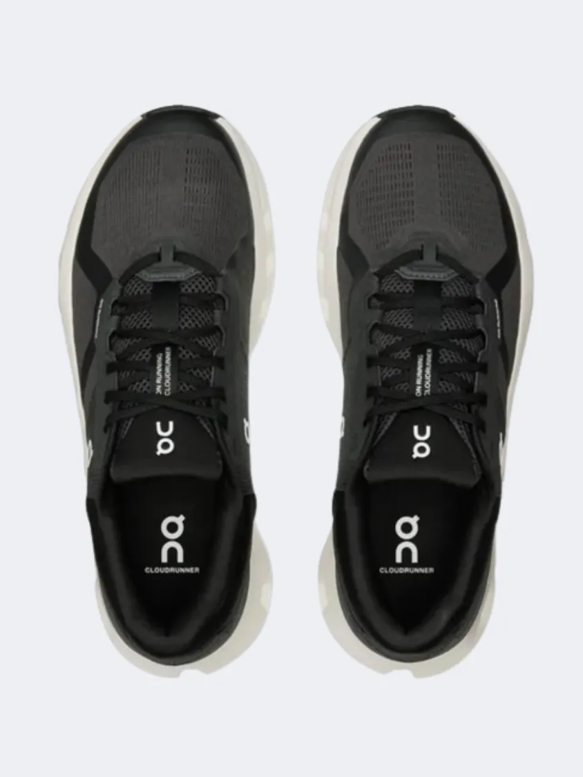 On Cloudrunner Men Running Shoes Eclipse/Black
