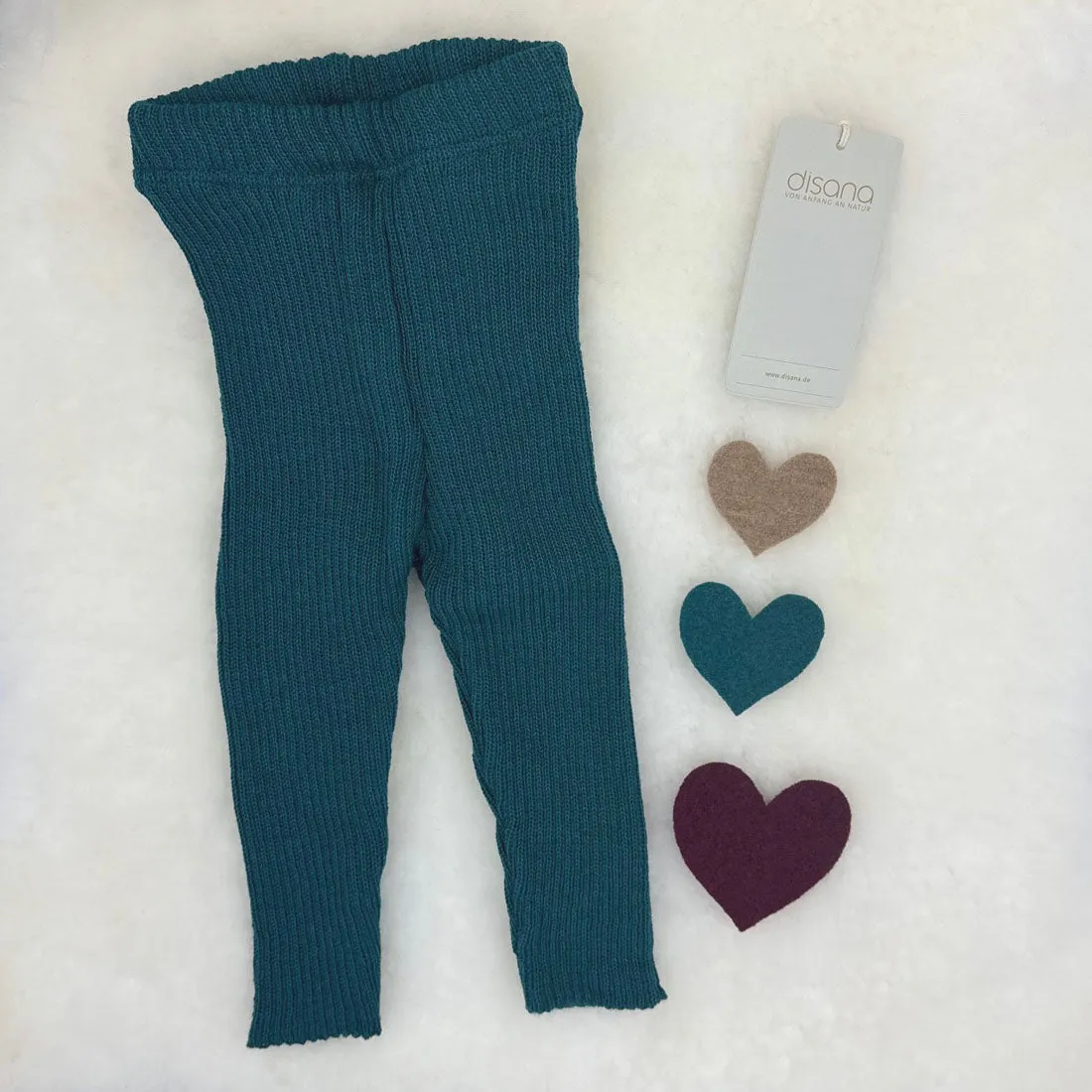 OUTLET DISANA Organic Merino Wool Leggings for Kids