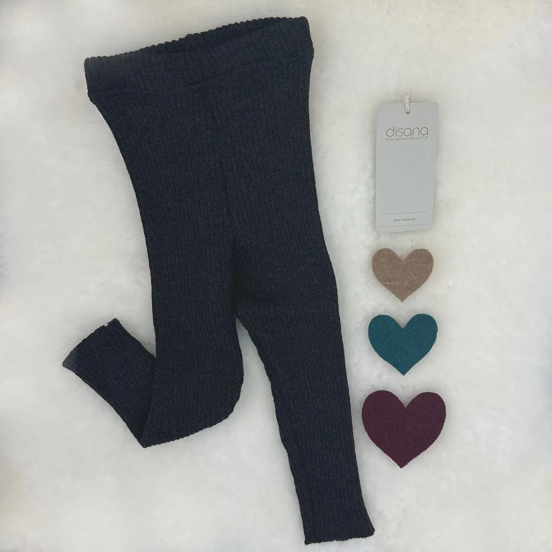 OUTLET DISANA Organic Merino Wool Leggings for Kids