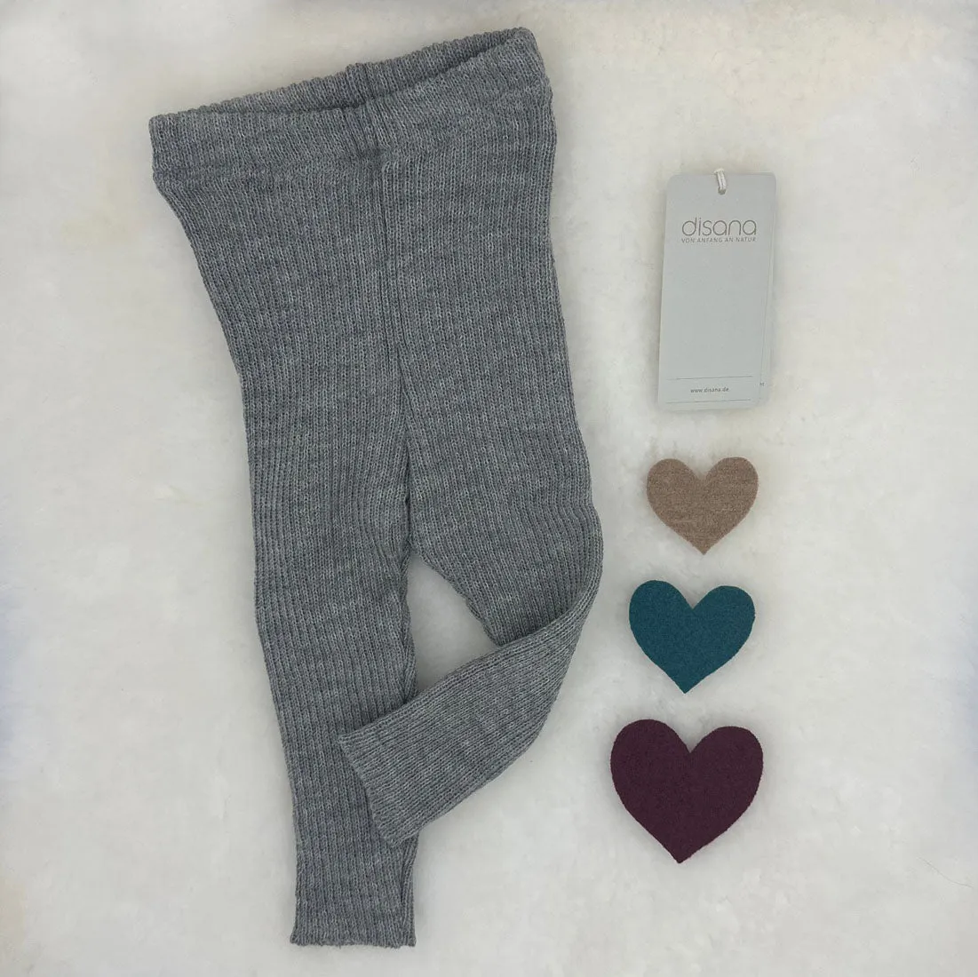 OUTLET DISANA Organic Merino Wool Leggings for Kids