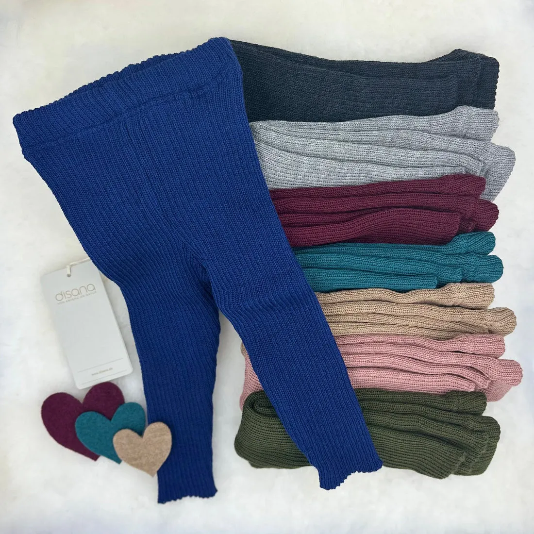 OUTLET DISANA Organic Merino Wool Leggings for Kids
