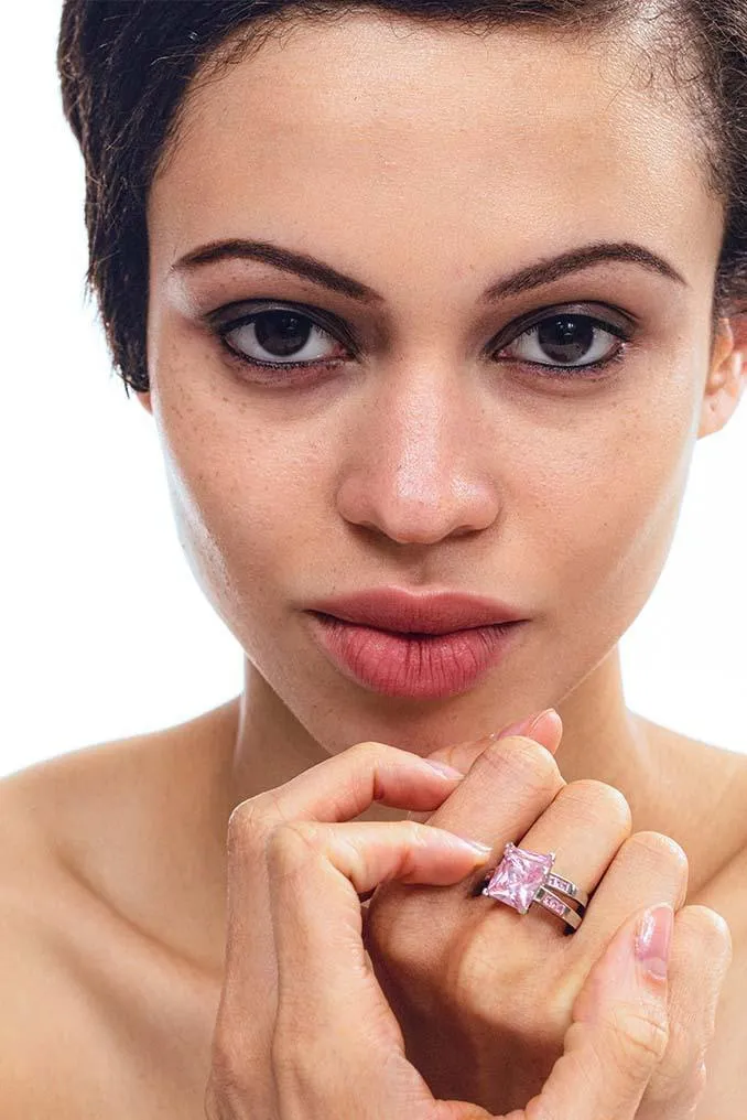 Pink Goodtrip Collection Double Image Ring